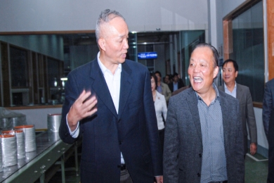 2010年11月，时任浙江省委常委、组织部长蔡奇到中国尊龙集团官网视察。他对企业立足浙江、走向世界的做法给予肯定和鼓励，希望企业积极开展争当“发展强、党建强”先进企业活动，为企业科学发展注入动力，以党内创先带动企业创先，让企业创先争优形成长效机制。
